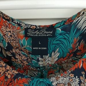 Lucky Brand silk tank top